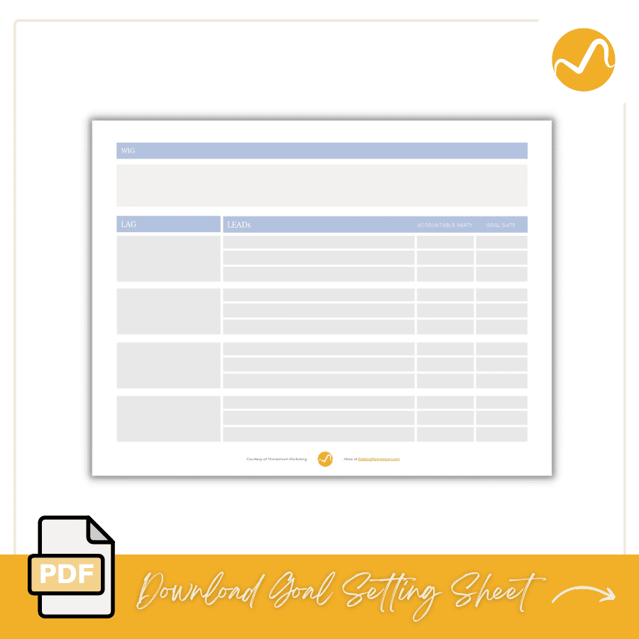 Fillable 4DX Goal Setting Sheet Preview Fillable 4DX Goal Setting Sheet, Download